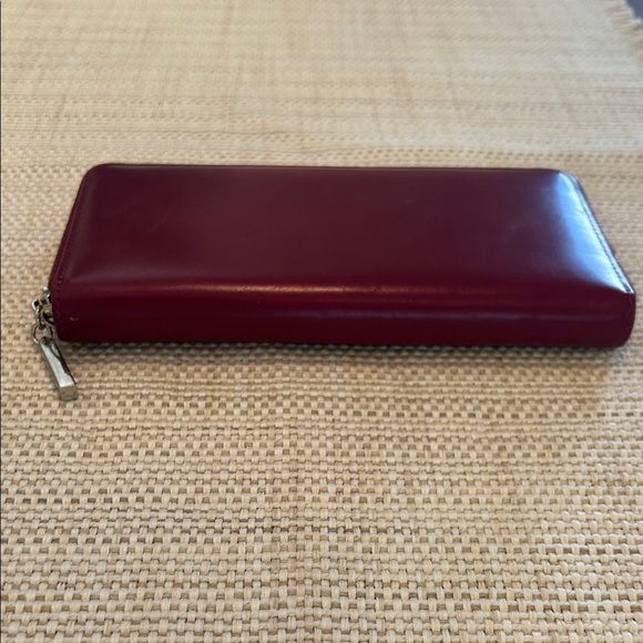 OVERLAND Leather Wallet in Fuchsia Pink - Picture 4 of 9